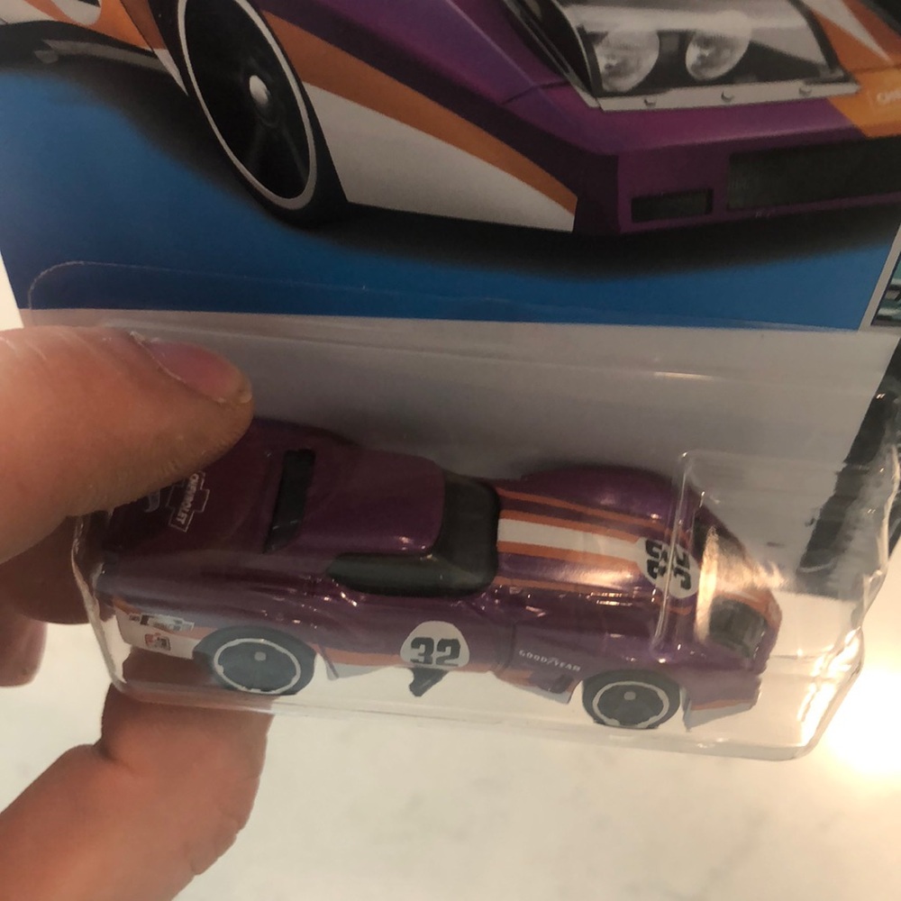 Purple 76 Greenwood Corvette Toy Car - Picture 4 of 7